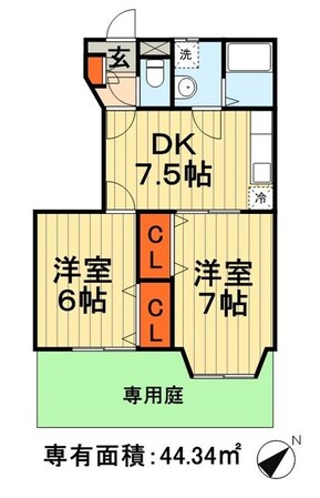ドエルフォーラム五番館の物件間取画像